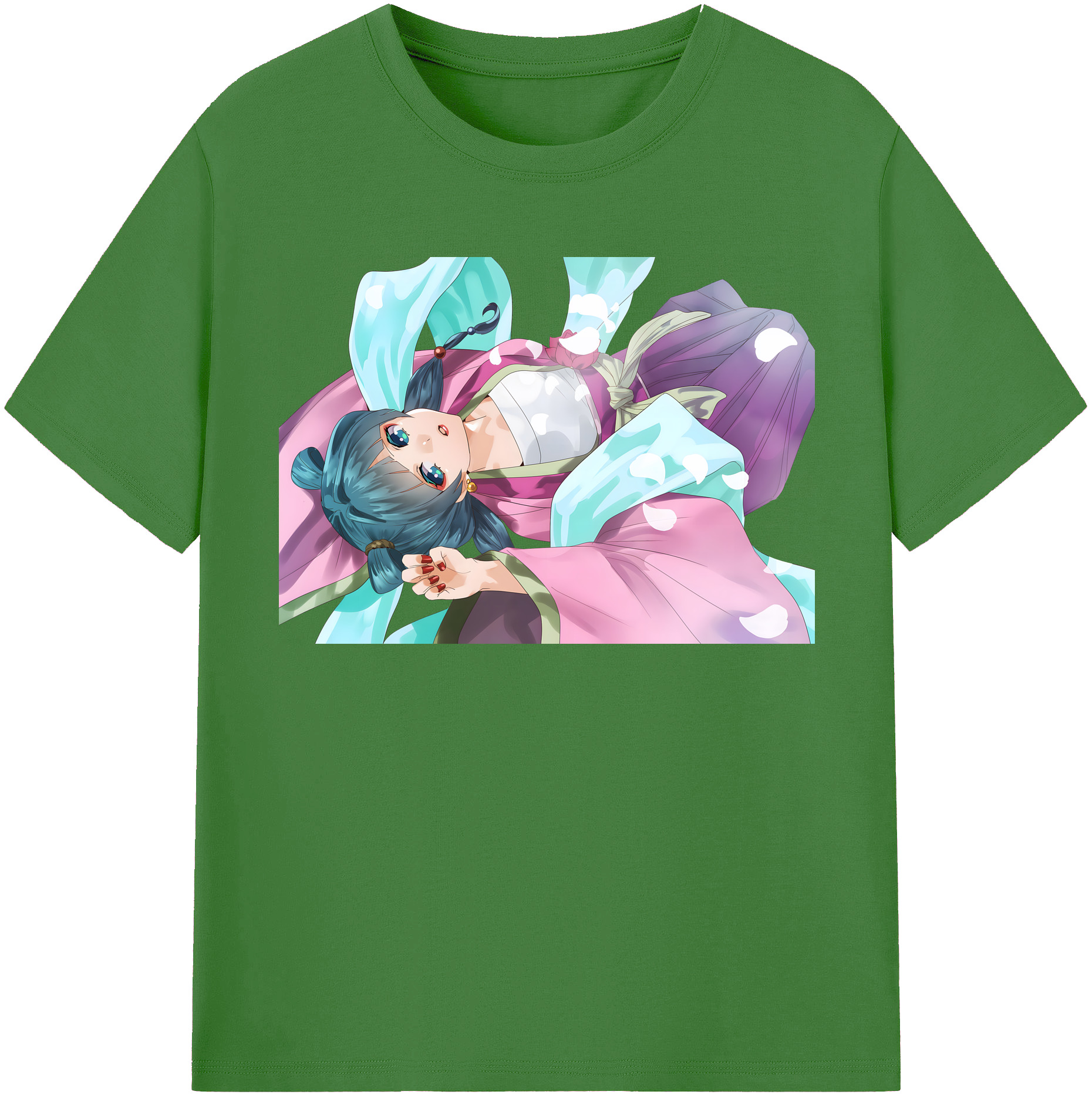 （画像用） 薬屋のひとりごと The Apothecary Diaries レディースカジュアルプリントTシャツ（綿100％）